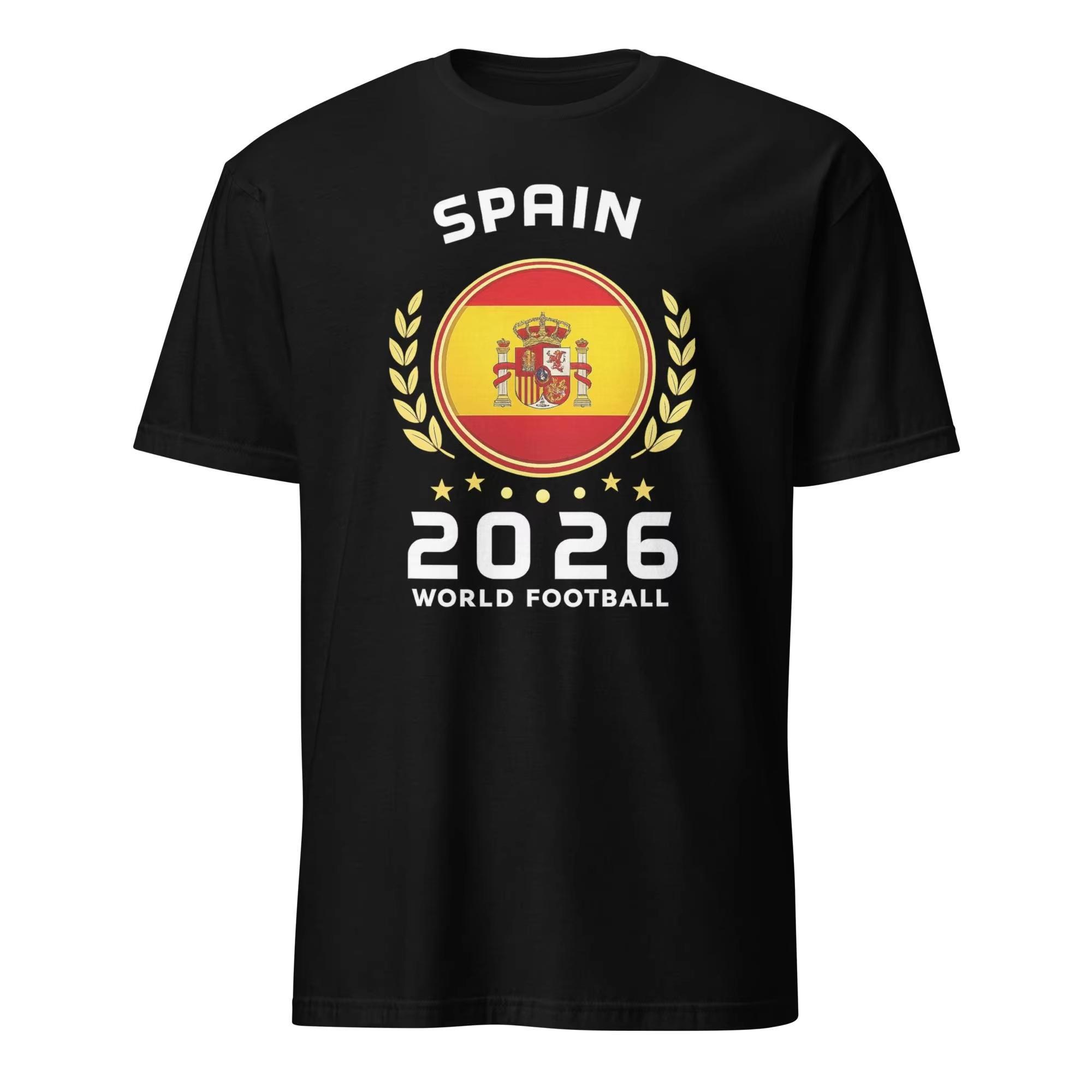 ZX 2026 new Spanish footballthemed Tshirt Summer new style highly popular Mens and womens loose Tshirts L