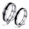 Vnox Classic Wedding Rings for Women Men Stainless Steel Couple Jewelry Promise Band Alliance Bijoux