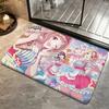 Game-THE IDOLM@STERS Floor Mat Soft Non-Slip Bath Mat, Bedside Carpet, Absorbent Doormat for Home