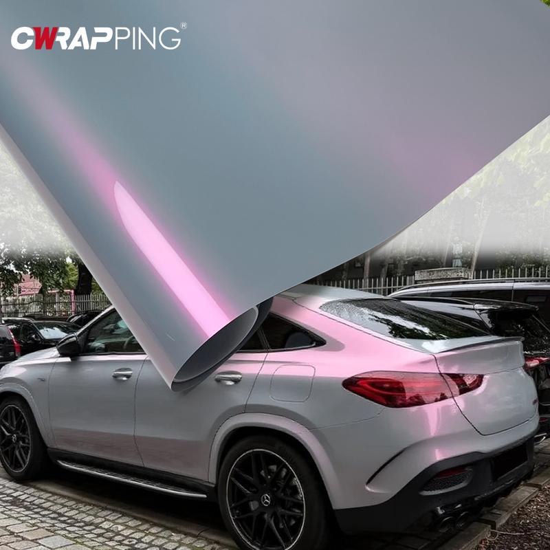 Self-adhesive Film Chameleon Car Wrap Auto Outdoor Accessories Vinyl Paper for Car Body Films Pink Color-Flip Dream Vinyl Decals