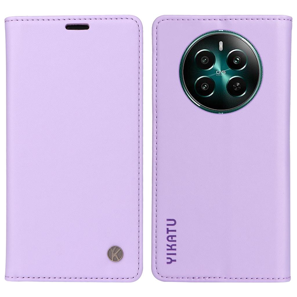 YIKATU YK-001 For Realme Narzo 70 5G/Narzo 70 Pro 5G/P1 5G/12 4G/12+ 5G Case Stand Leather Phone Cover Strong Magnetic Closure