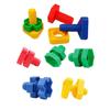 Montessori Screw Pairing Educational Building Blocks - Cognitive Puzzle for Children.