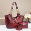 Fashion Handbag Crocodile Pattern Crossbody Bag Versatile Women's Bag Shoulder Bag KTB