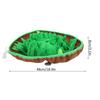 Soft Fabric Snuffle Bowl Dual Use Food Hiding Toy Boredom Relief Dog Feeding Toy  Dog Training