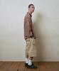 Lujeoseukeulleob Lc Logo Applique Bermuda Cotton Pants Beige