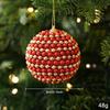 Foam Christmas Ornament Powder Coated Ball Foam Ball Pendant Xmas Bauble  Holiday Party Decor