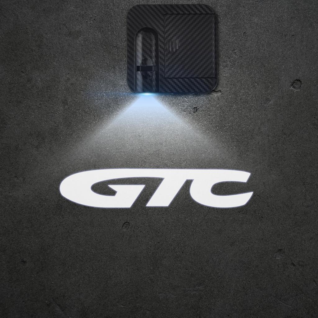 1/2PCS GTC OPC Car Door Welcome Lights Projector Logo Wireless Sensing For Opel Insignia Corsa Adam Astra Mokka Vauxhall