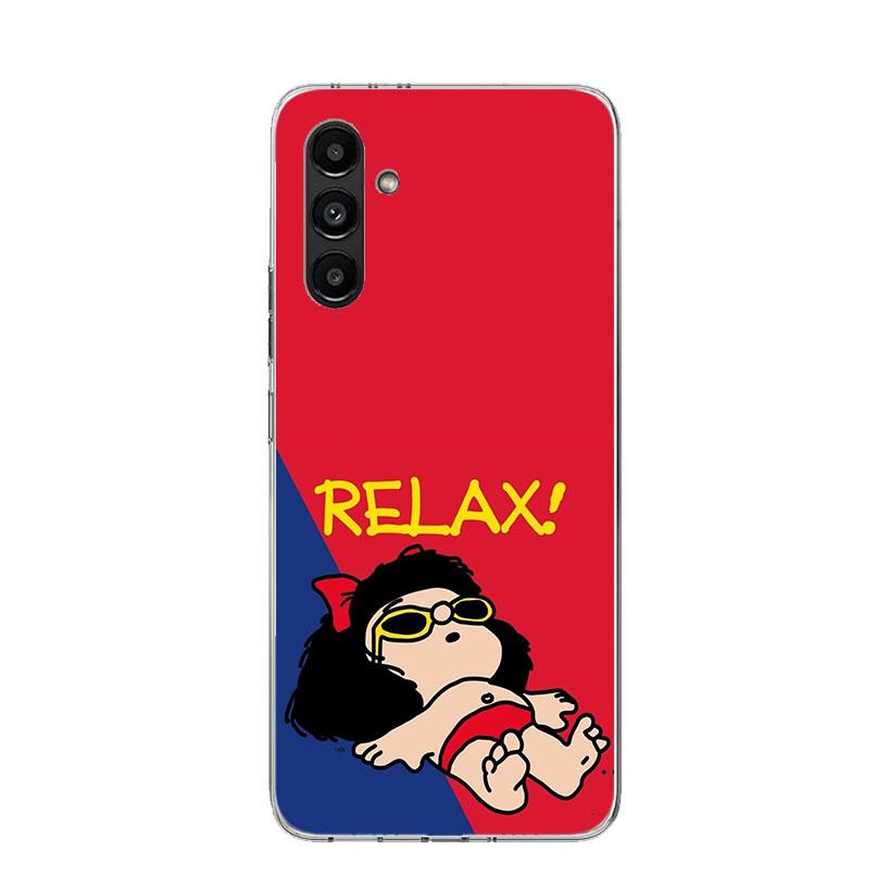 Cartoon Cute Mafalda Phone Case for Samsung Galaxy A17 A16 A15 A14 A13 A57 A56 A55 A54 A53 A37 A36 A35 A34 A33 A26 A25 A24 A23 G