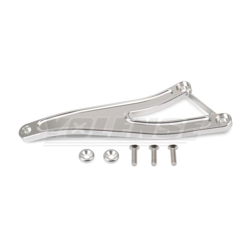 Motorcycle Foot Peg Exhaust Hanger Bracket Rear Footrest Blanking Plate Fit For ZX6R ZX-6R ZX636 2024 2025