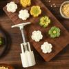 DIY Hand Press Moon Cake Mold Plastic Moon Cake Maker Pastry Mold  Mung Bean Cake Cookie