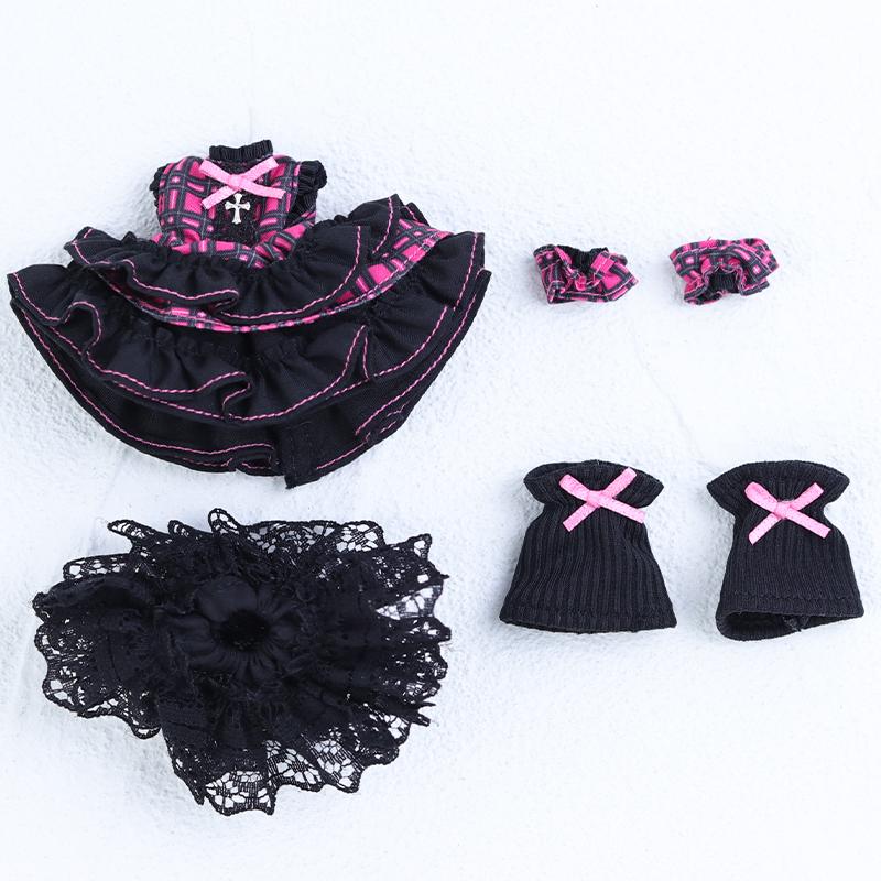 

Одежда для кукол Ob11 Набор платьев принцессы Аксессуары Obitsu11 Ufdoll Bjd GSC для 1/12 Развлекательная игра Безопасная для детей Веселье OB11