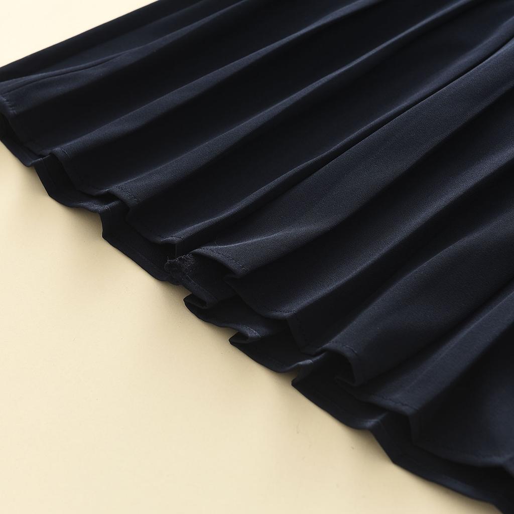 Mädchen Frühling und Herbst neue britische Art Faltenrock Shirt Kinder Kleid Schulkleidung