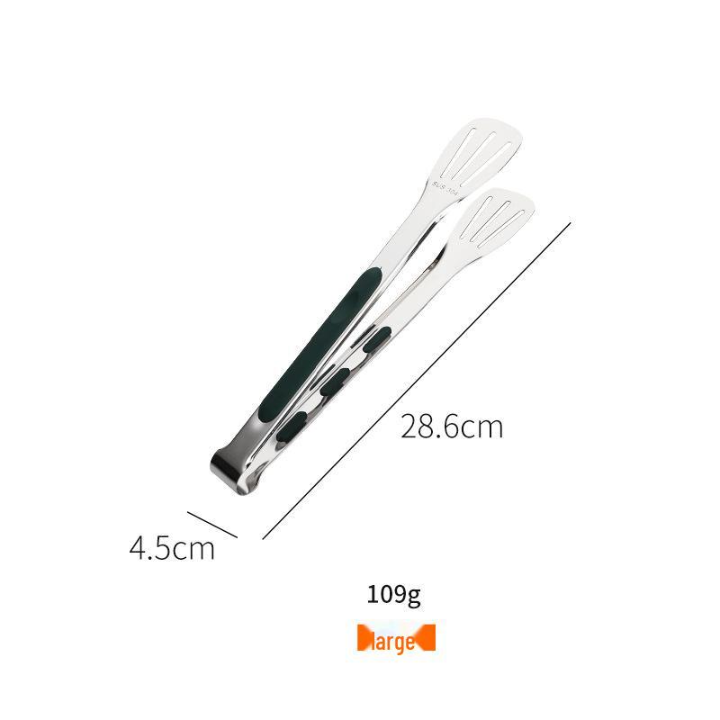 

Щипцы YEDE из нержавеющей стали с силиконовыми наконечниками для кухни, хлеба, барбекю, мяса и стейков.