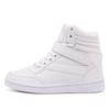 Fashion Brand Womens Breathable High Top Skateboard Shoes Casual Non-slip Sport Shoes Ladies Platform Hidden Increasing Leather Sneakers