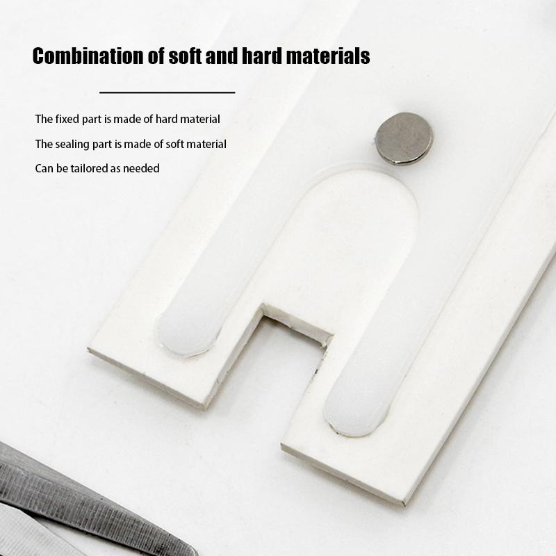 4Pcs/Set Plastic Steel Aluminum Alloy Windproof Block Sliding Door Window Sealing Block Soundproof Push-Pull Window Accessories
