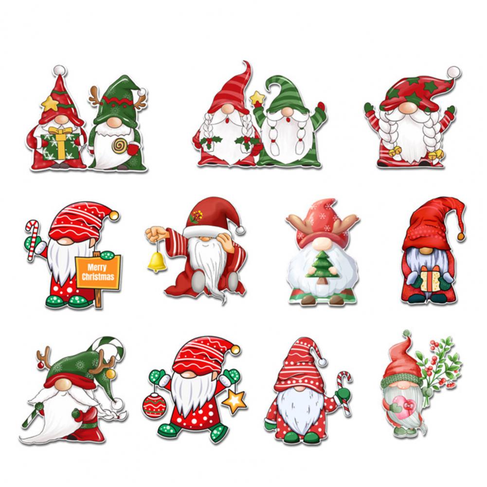 Santa Refrigerator Magnet Garage Door Magnet Decorations Festive Christmas Refrigerator Magnet Set with Santa Claus for Kitchen