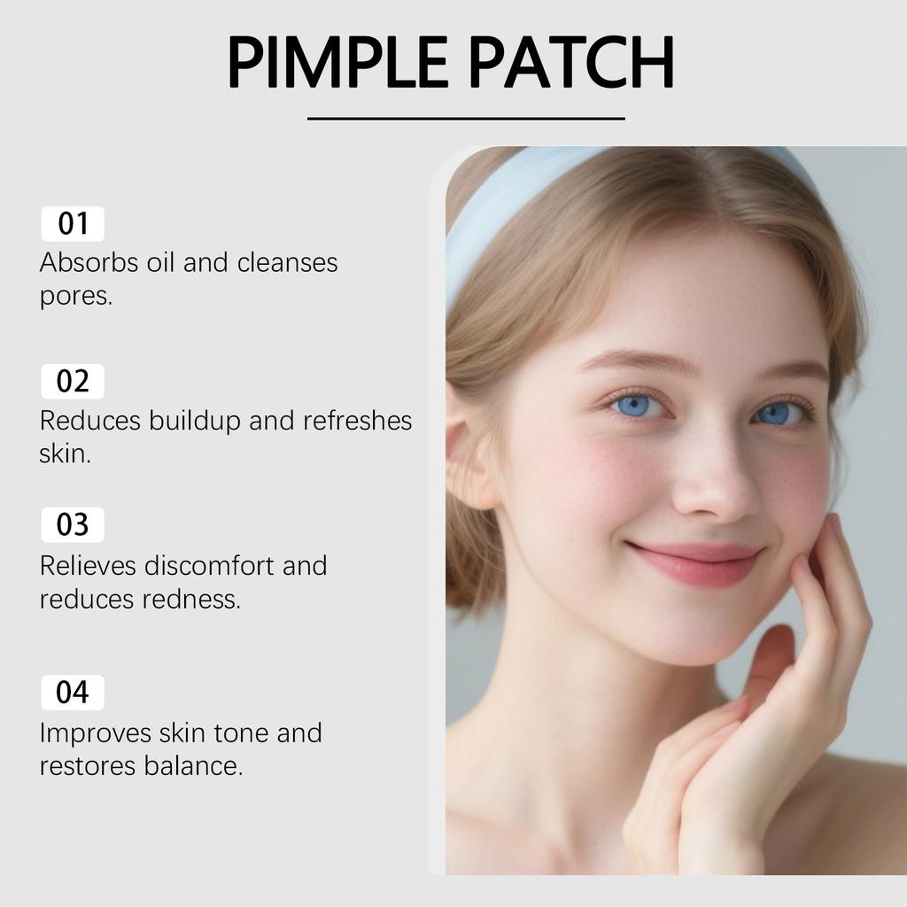The Acne Patch Is A Transparent Round Hydrocolloid Hypoallergenic Acne Patch That Can Absorb Pus, Prevent Acne And Cover Up Acne.