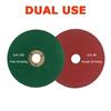 100mm Schleifscheibe Verdickte Trennscheibe Edelstahl Schleifpolierpad Doppelseitig Verwendet für Metall, Stein und Stahl
