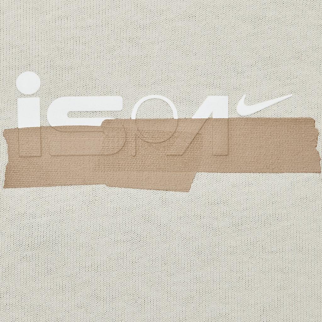 Nike ISPA Logo Outdoor Casual Sports Crew Neck Short Sleeve T-Shirt Unisex T-Shirt Light-Bone FV4894-072