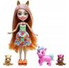 Mattel Enchantimals Doll Horse Family Set Pony Pensee HXB99