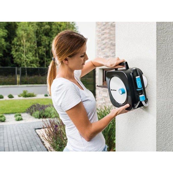 Naviják na hadici - Cellfast - Ergo XS - 10m - Černá &; Modrá - Nastavitelná tryska ERGO