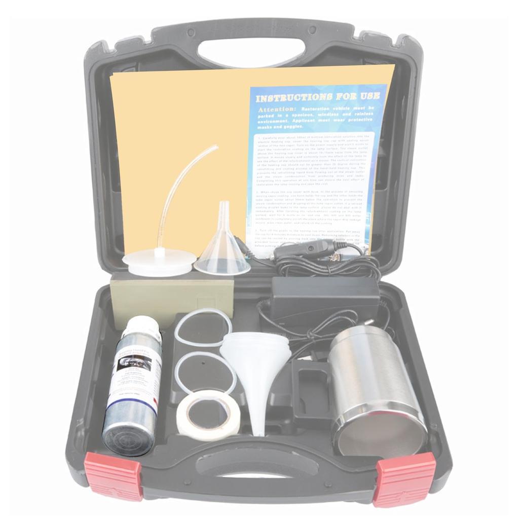 Headlight Restorer, Auto Headlight Lens Restorer, Quick Dry Headlight Polish 600ml - Car