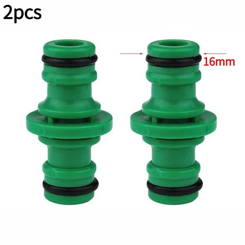 Garden Watering Hose Quick Connector 1/2” End Double Male Hose Coupling Joint Adapter Extender Set For Hose Pipe Tube Water Gun