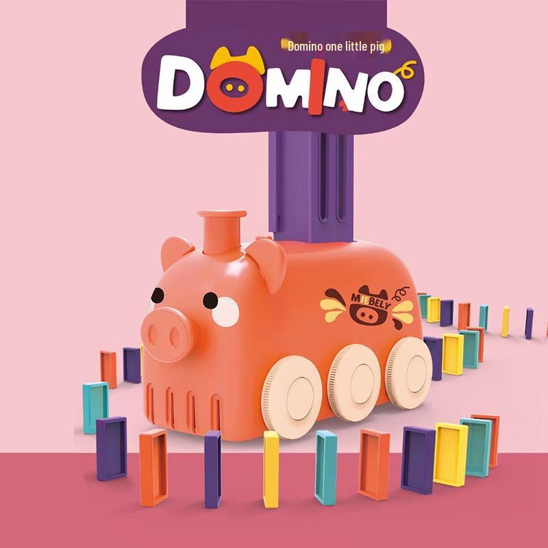 Electric Domino Train Set for Toddlers: Fun & Educational Building Blocks Toy