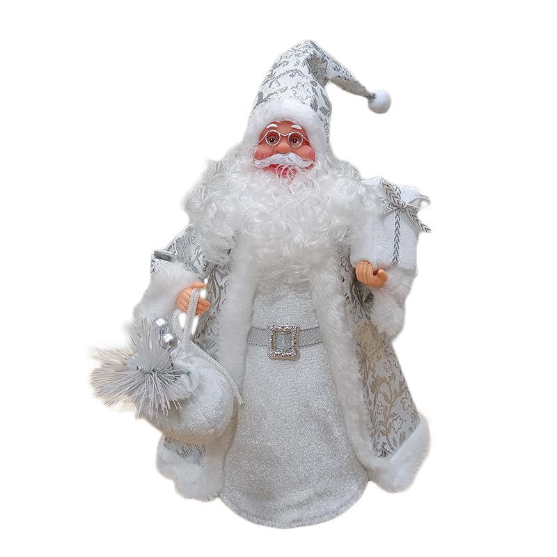 Christmas Santa Doll Decoration Multipurpose Party Favors Gifts Standing Figurines Sculptures for Bedroom Indoor Holiday Coffee Table Decoration
