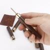 1pc Leather Sewing Awl with Protective Cover, Leathercraft Sewing Stitching Line Puncher, DIY Leather Handicraft Hole Cut Awl