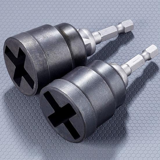 Adattatore per Cricchetto Rivestimento Antiruggine Antiscivolo Ergonomia Elettrico Manuale Bussola Forgiata Strumento di Posizionamento Rapido a Perno