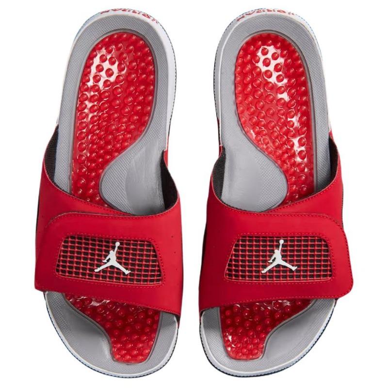Jordan Sandali da uomo Hydro 4 Retro Toro Bravo ciabatte rosso fiammante 532225-600