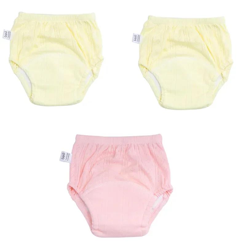 3 PEZZI/LOTE Colori Caramella Pantaloncini da Allenamento per Neonato Shorts Estivi per Bambino Pannolini di Stoffa Lavabili per Maschio e Femmina Pannolini Riutilizzabili Mutandine per Lattante