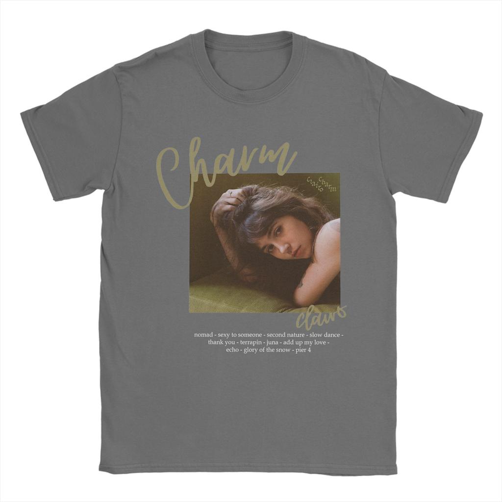 Men's Charm By Clairo Music T Shirt  100% Cotton Clothing Vintage Short Sleeve O Neck Tees Gift Idea T-Shirts