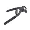 17cm HandHeld Carbon Steel Silent Pliers Leather Craft Hole Punch Tool 4mm(2 Teeth)