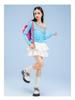 Girls' Cool Blue Jazz & Hip Hop Dance Costume for Performances