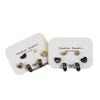 Cartoon Bear Heart Drip Oil Stud Earrings: Sweet, Versatile Fashion for Women