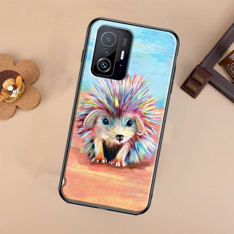 Kawaii Little hedgehog colored Case For Xiaomi POCO X7 X6 Pro X3 X5 M6 F3 F5 F6 Pro 11T 12T 13T 14T Pro 13 14 Ultra Cover