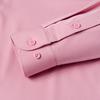 Classic Solid Men's Four Seasons Regular Fit Long-sleeved Dress Shirt, Business Formal Style, Slight Stretch Comfortable Modal
