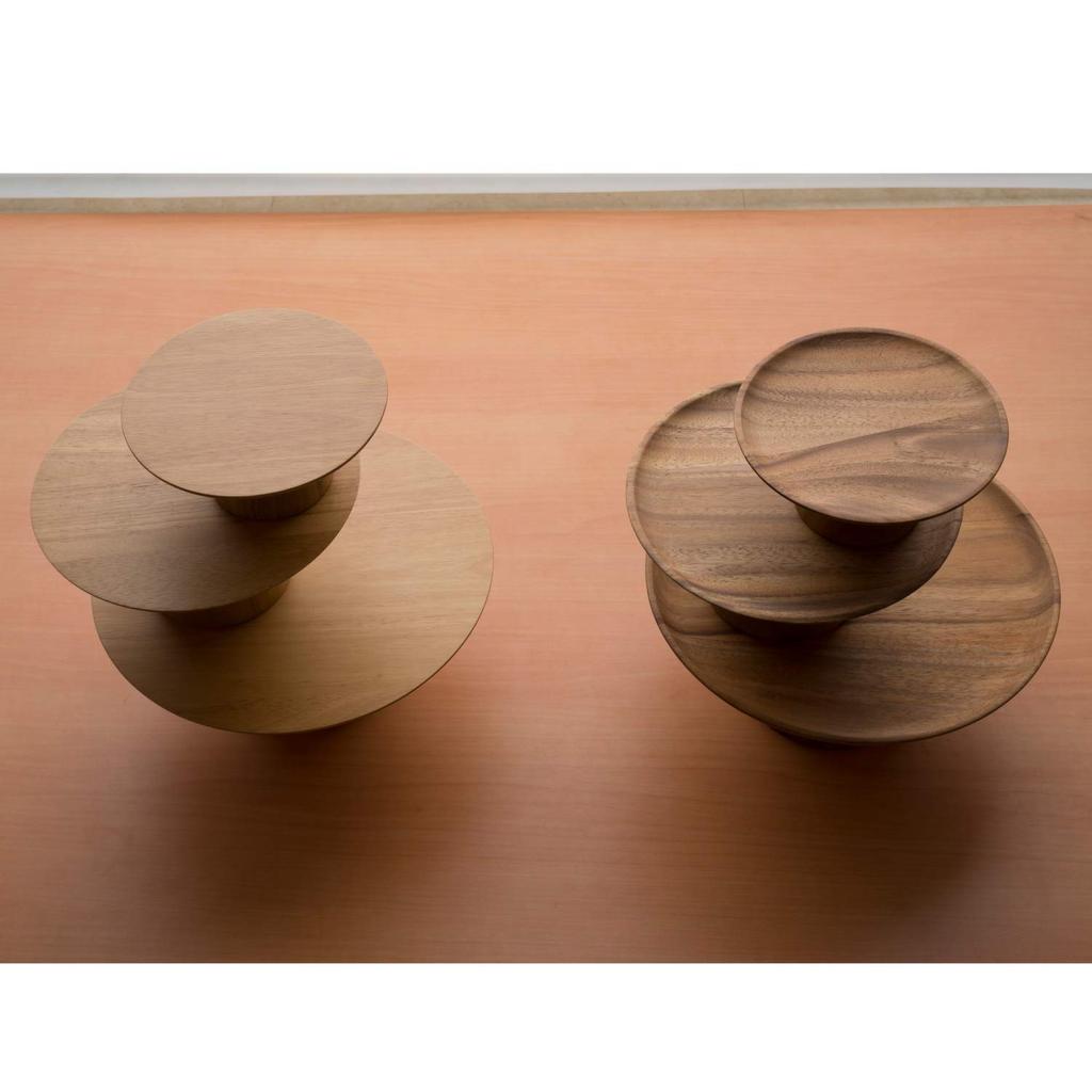 Swanson Shoji Chabatree Cake Stand Wooden M Marinetopia Acacia Diameter X Height 10cm Footed Plate Afternoon Tea Party Approx. 21.5 CU-029