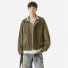 Retro Stand Collar Bomber Jacket Men's Spring Short Bath Style Work Jacket