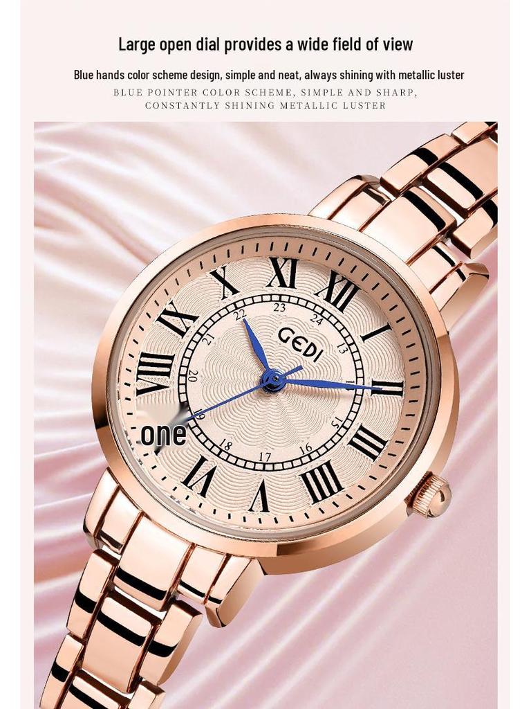 Gedi Women's Retro Style Waterproof Quartz Alloy Watch