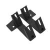 Akozon LED Work Light Mounting Bracket for JK 2007-2017 - A-Pillar Windshield Light Mount Kit Auxiliary/Fog Light.