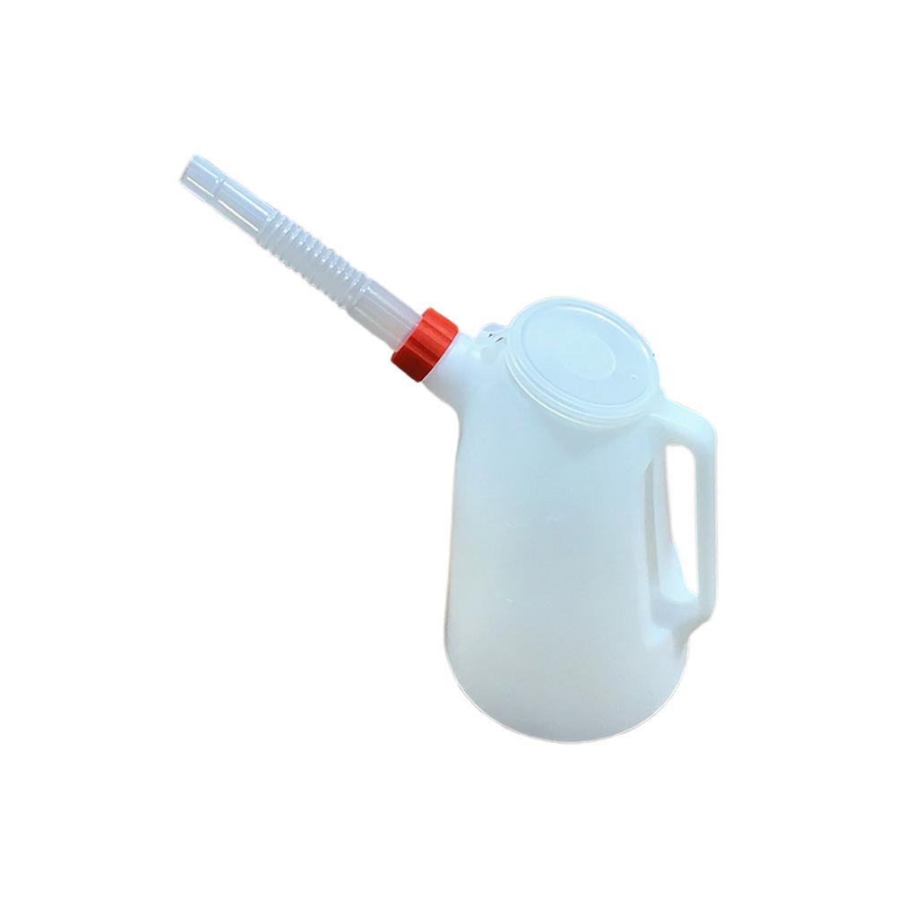 1.2/2/3/4/5L Oil Measuring Jug With Flexible Spout Oil For Automotive,Boat&Motorcycle Can Plast J0C8