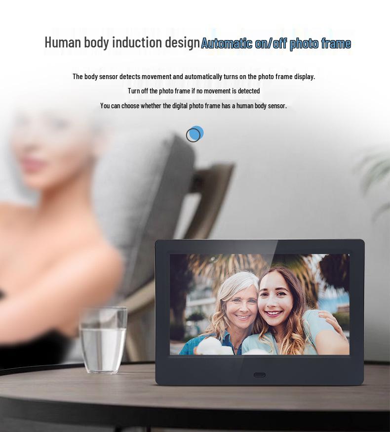 7-Inch HD Digital Photo Frame Display for Hotel Reception