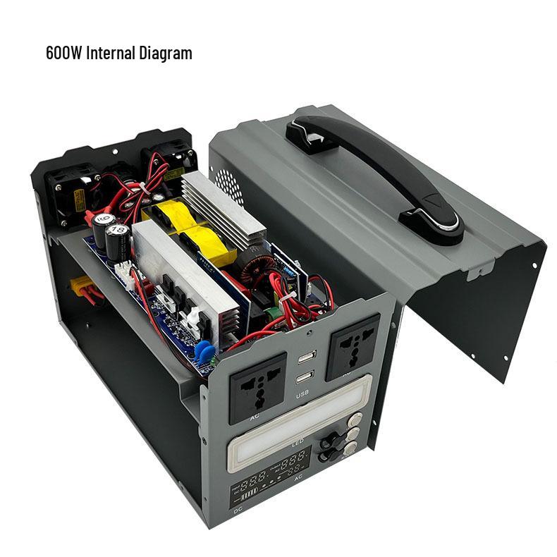Portable Lithium Battery RV Energy Storage & Inverter Kit 12V/24V to 220V
