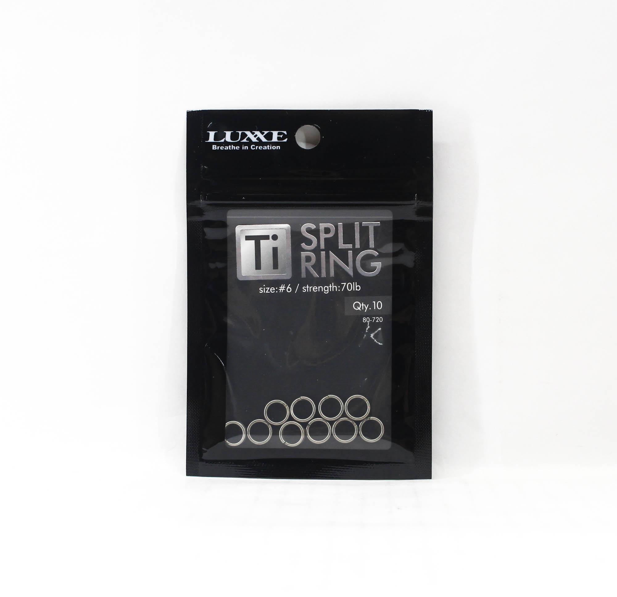 Gamakatsu 80720 Ti Split Ring Size 6 (1817)