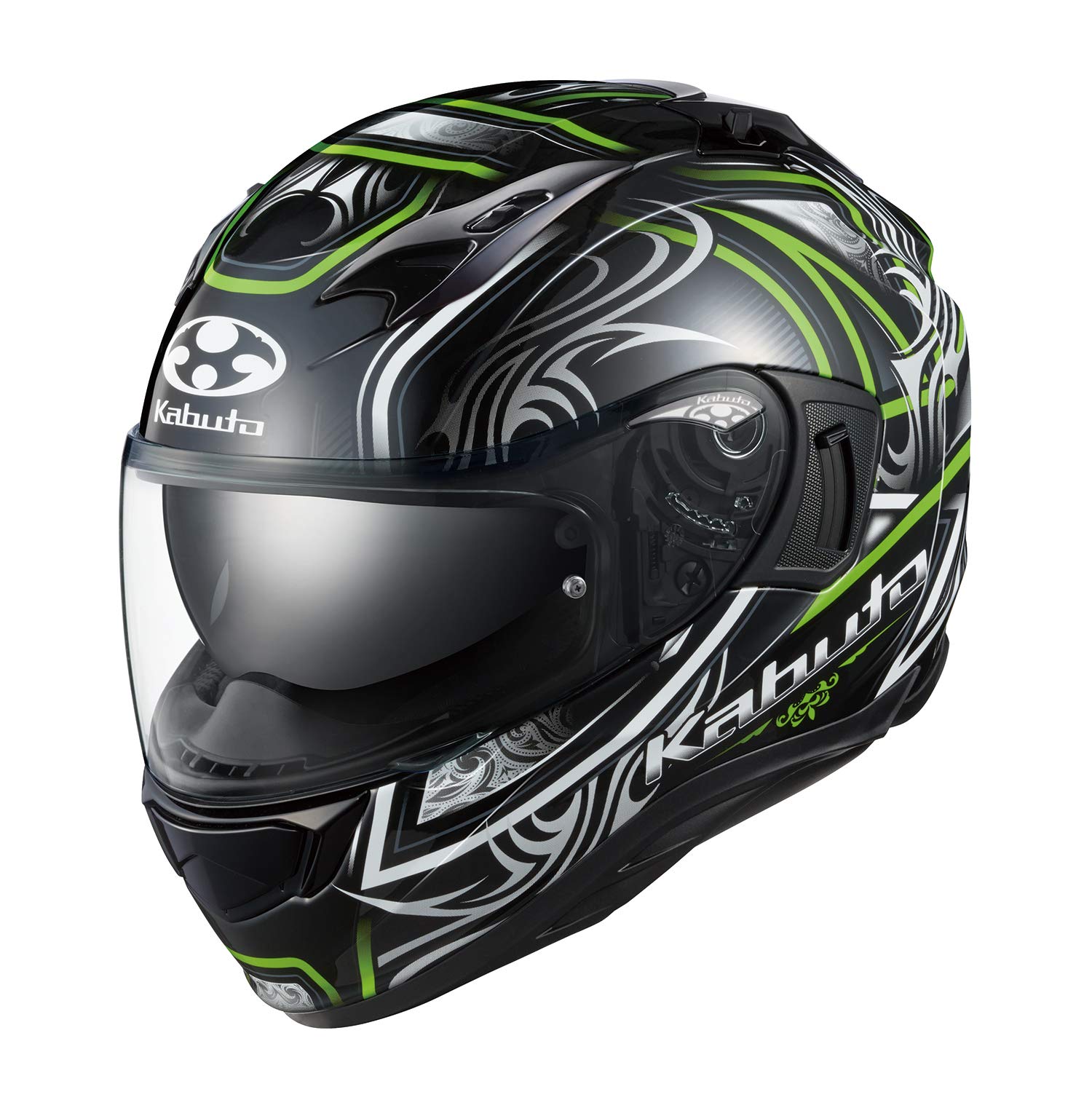 

OGK KABUTO OGK Kabuto Kamui 3 KAMUI3 Jag JAG Black Green L Size Full Face Helmet