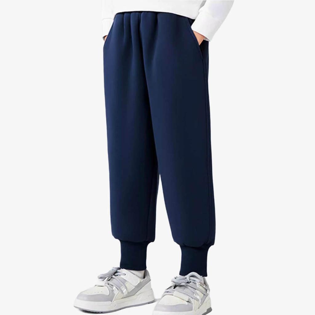 Jungen Mädchen Lockere Sport-Bündchen-Schweißhosen Elastische Taille Hosen