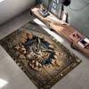 Animal drilling black panther Carpet Rug for Living Room Bedroom Home Sofa Decoration,Kids play Non-slip Floor Mat